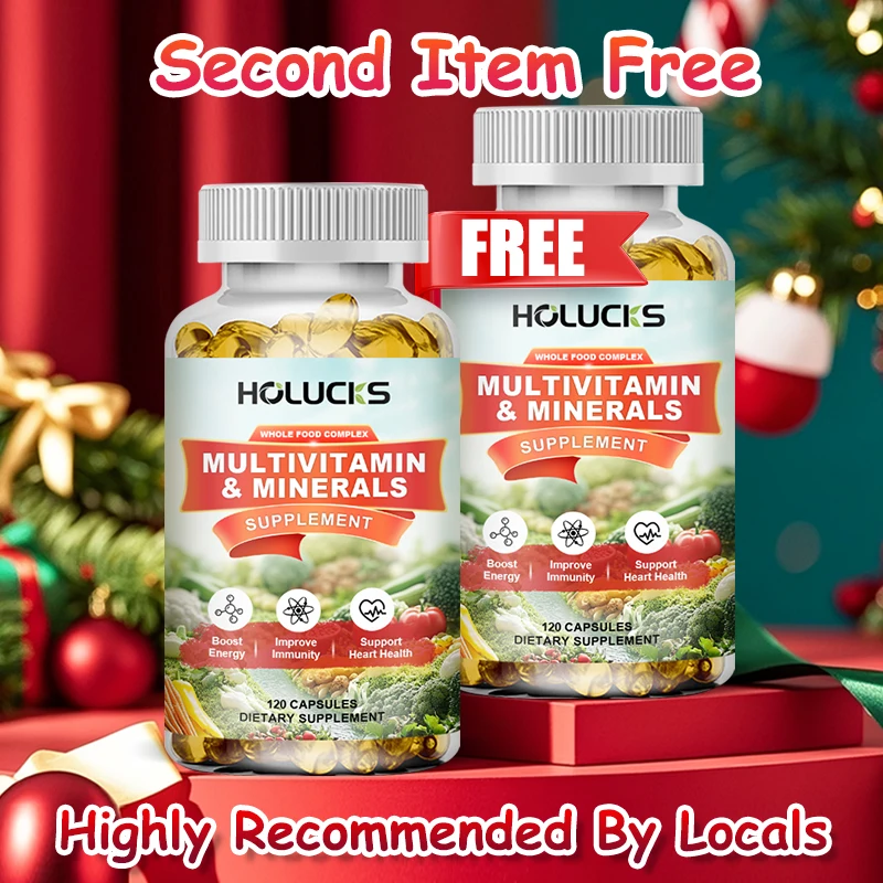 

Complete Multivitamin & Minerals Supplement, for Digestive & Immune System, Hormone Balance & Vitality, Overall Wellness, Vegan