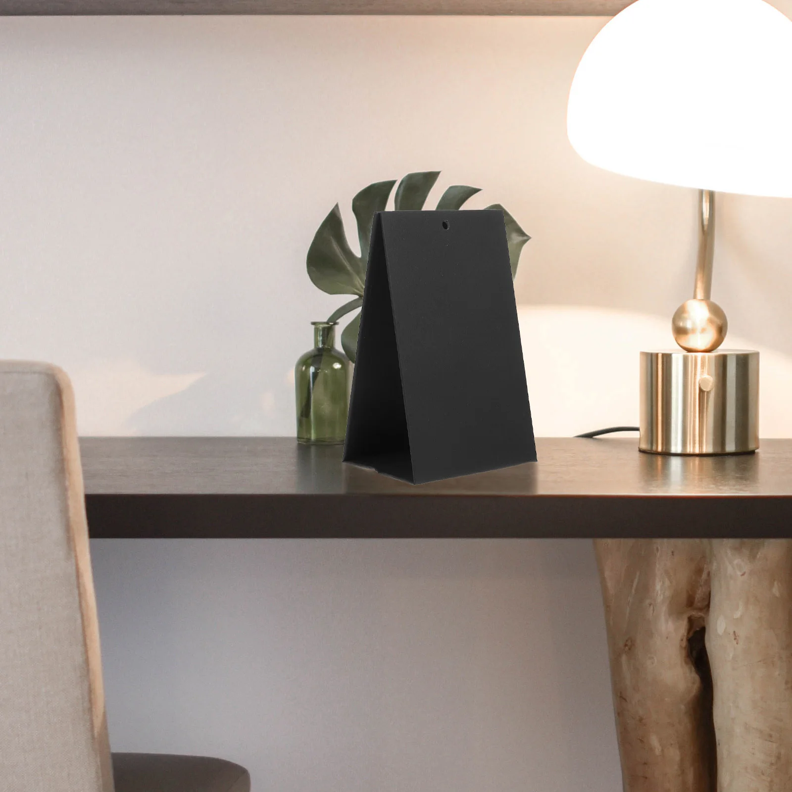 Paper Flip Calendar Stand Rack Thickened Vertical Display Office Desk Calendar Support Holder for Date Tracking