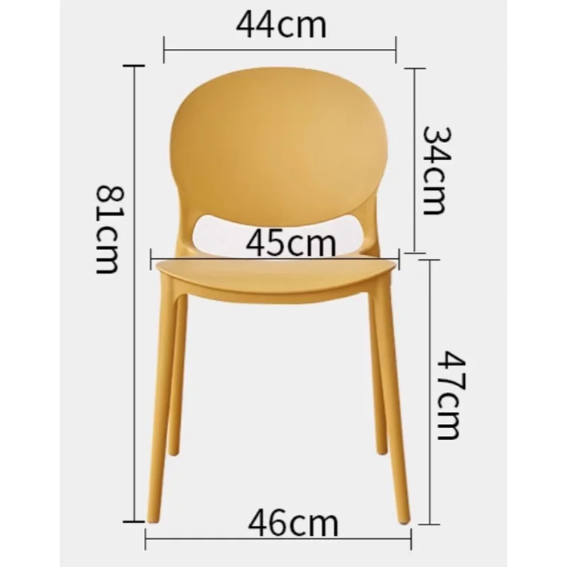 Party Plastic Living Room Dining Chairs Kitchen Designer Relax Dining Chairs Furniture Floor Home Furniture Silla Comedor HBDC