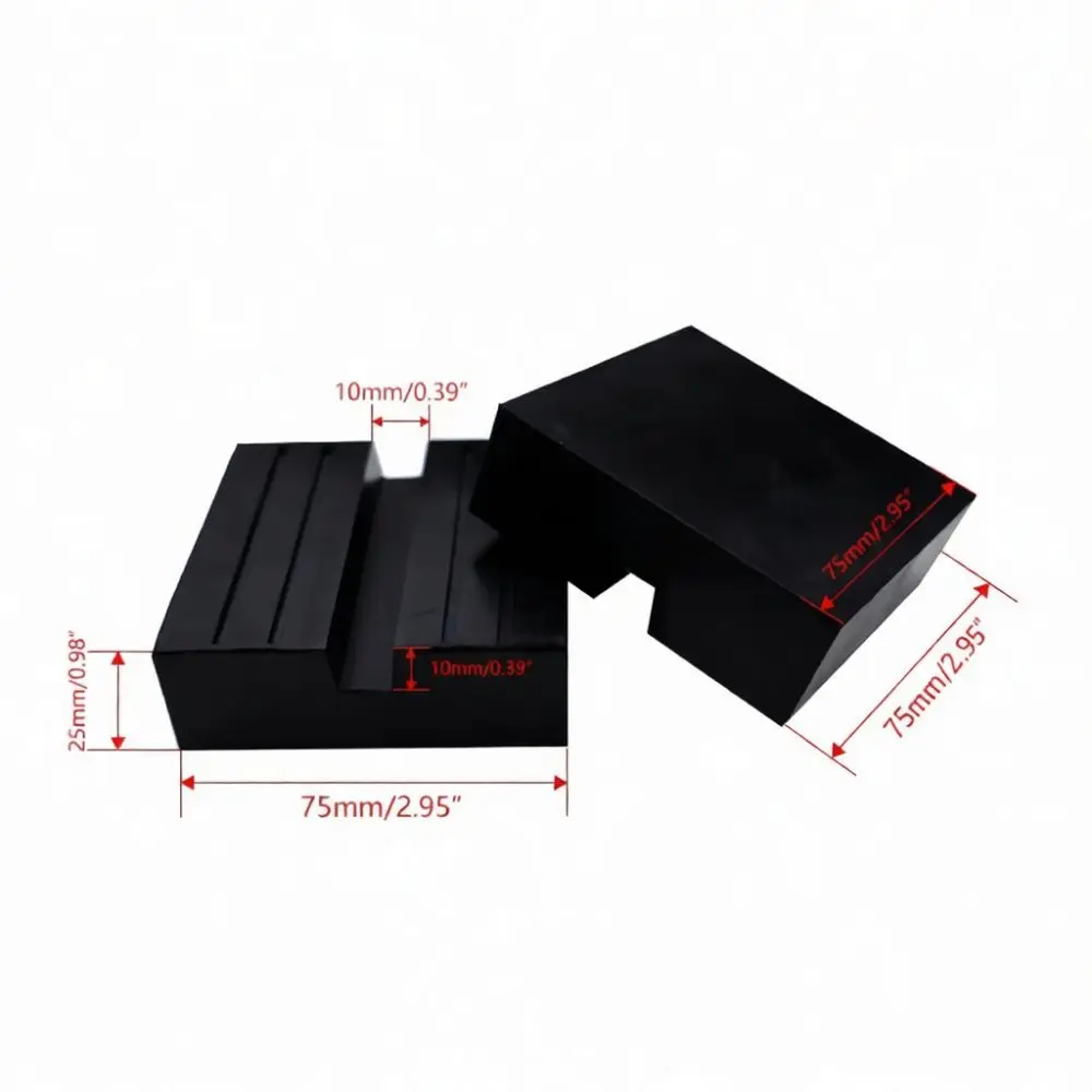 Heavy Duty Rubber Pad Adapter For Car Jack Lifting Support Block Automotive Frame Protector Repair Shop Accessory