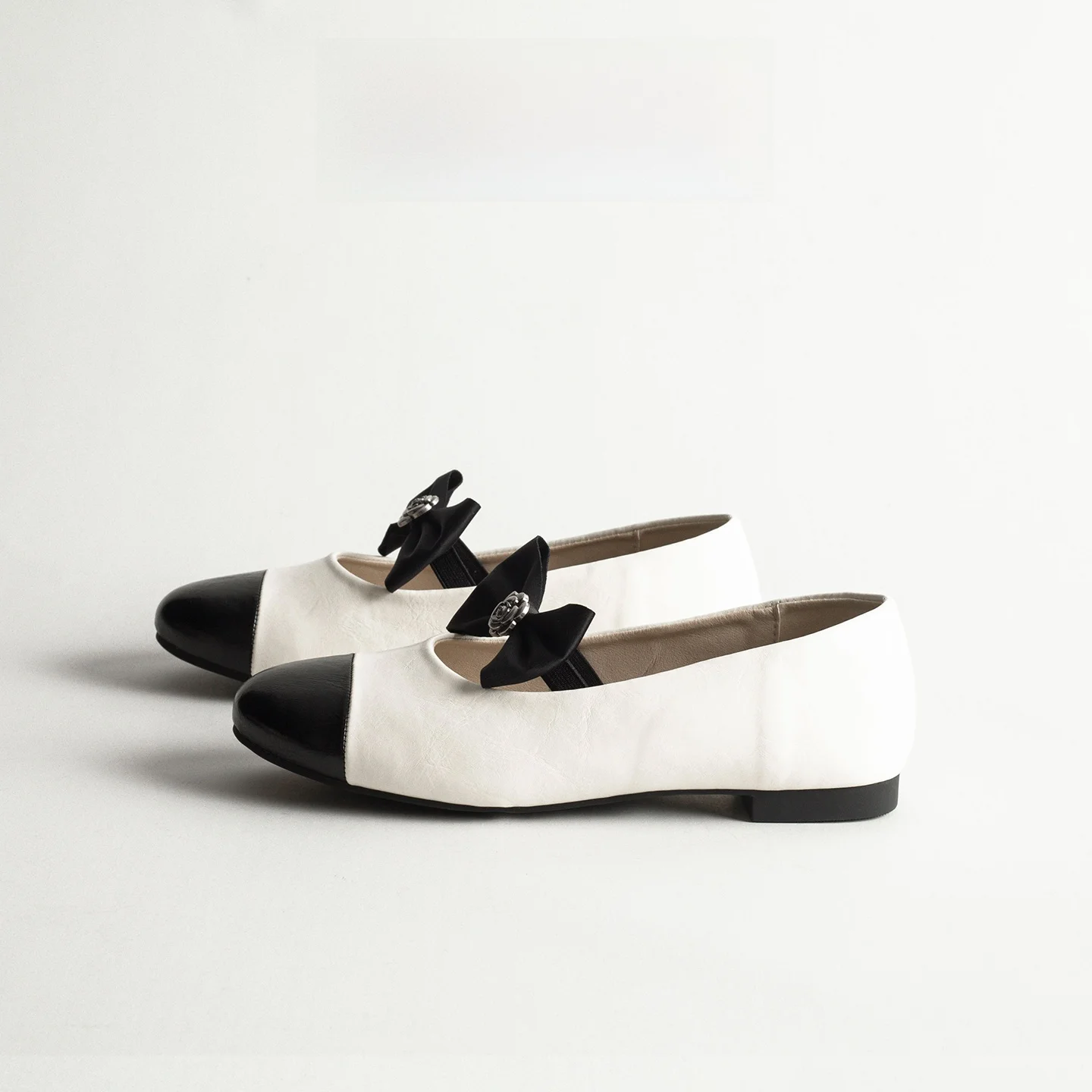 genuine-leather-ballet-flat-shoes-women's-mary-jane-slip-on-round-toe-flat-heel-spring-summer-fashion-korean-style