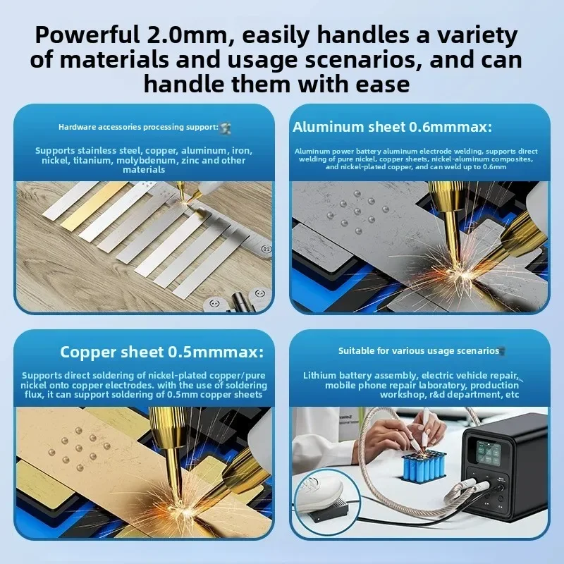 Supercapacitor Spot Welder AWITHZ P90C P120D 69200W Model 6590A Portable Spot Welding Machine for 18650 Lithium Cell DIY