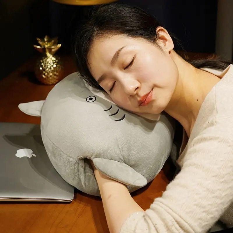 Mão mais quente travesseiro escritório nap travesseiro brinquedo macio boneca de pelúcia animal decoração para casa crianças presentes inverno sleep aids mesa snooze