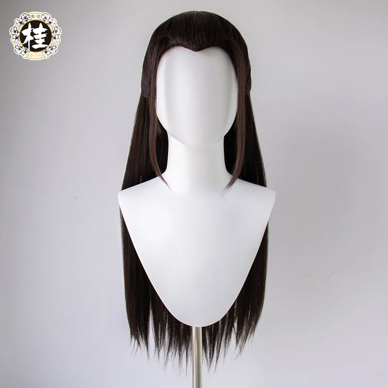 UWOWO Wei Wuxian peruka nieokieลznany Mo Dao Zu Shi serial telewizyjny Cosplay arcymistrz demonicznej uprawy wลosy na Halloween