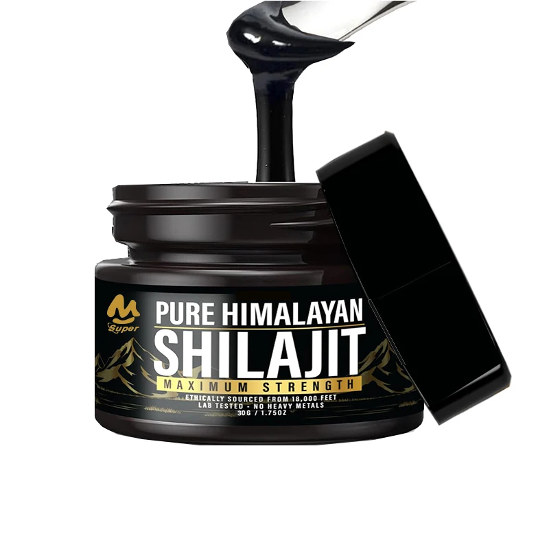 Shilajit เรซินอินทรีแกนหิมาลัยแท้-ธรรมชาติแท้ห้องปฏิบัติการทดสอบสูตรสำหรับผู้ชายผู้หญิง-600มก. ความแข็งแรงสูงสุดพร้อมร่องรอย85 +