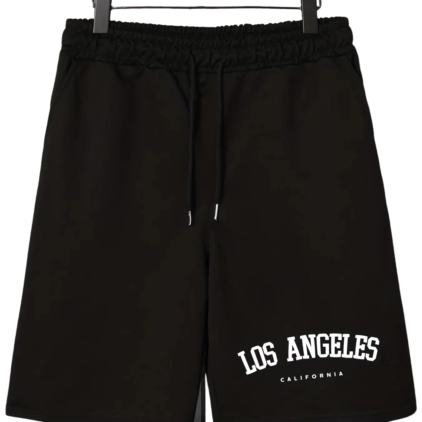 

Летние мужские шорты с принтом Лос-Анджелеса, свободные большие повседневные простые шорты на шнурке, уличные персональные повседневные шорты Mtb, мото
