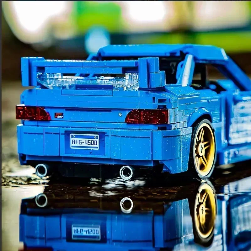 Nowa techniczna wersja 22B STi wyścigowy samochód sportowy pojazd Speed Champion Racer klocki konstrukcyjne zabawki dla dzieci prezenty urodzinowe