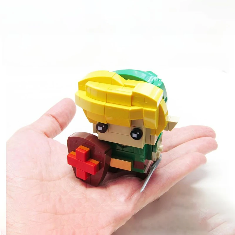 364pcs MOC RB Link Fantasy Legend Big Head Figure Model Building Blocks Room Decor Tabletop Ornament Collection Gift For Adults