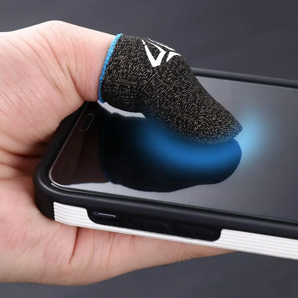 

Gamer Fingertips Sleeve Sweatproof Mobile Games Touch Screen Gaming Finger Cover Thumb Gloves Fingertip Gloves Finger Sleeve