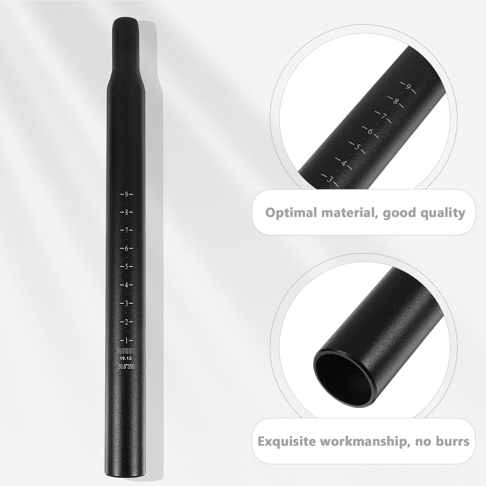 

Extended Seat Tube Durable Bike Seatpost Bicycles Accessories Metal Aluminum Alloy Sitting Aluminium