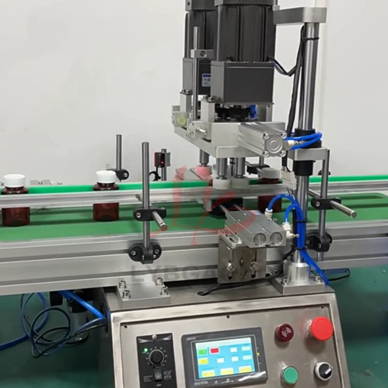 LY Assembly Line Production Capping Sealing Machine Desktop Multifunctional Automatic Bottles Twisting Capper Optional 220V 110V