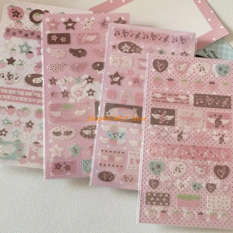 K1AA Creative Art Sticker Sparkling Stickling Adjective Decorative Sticker для скрапбукинга Журнал Телефон Кейс Кейс Art Craft