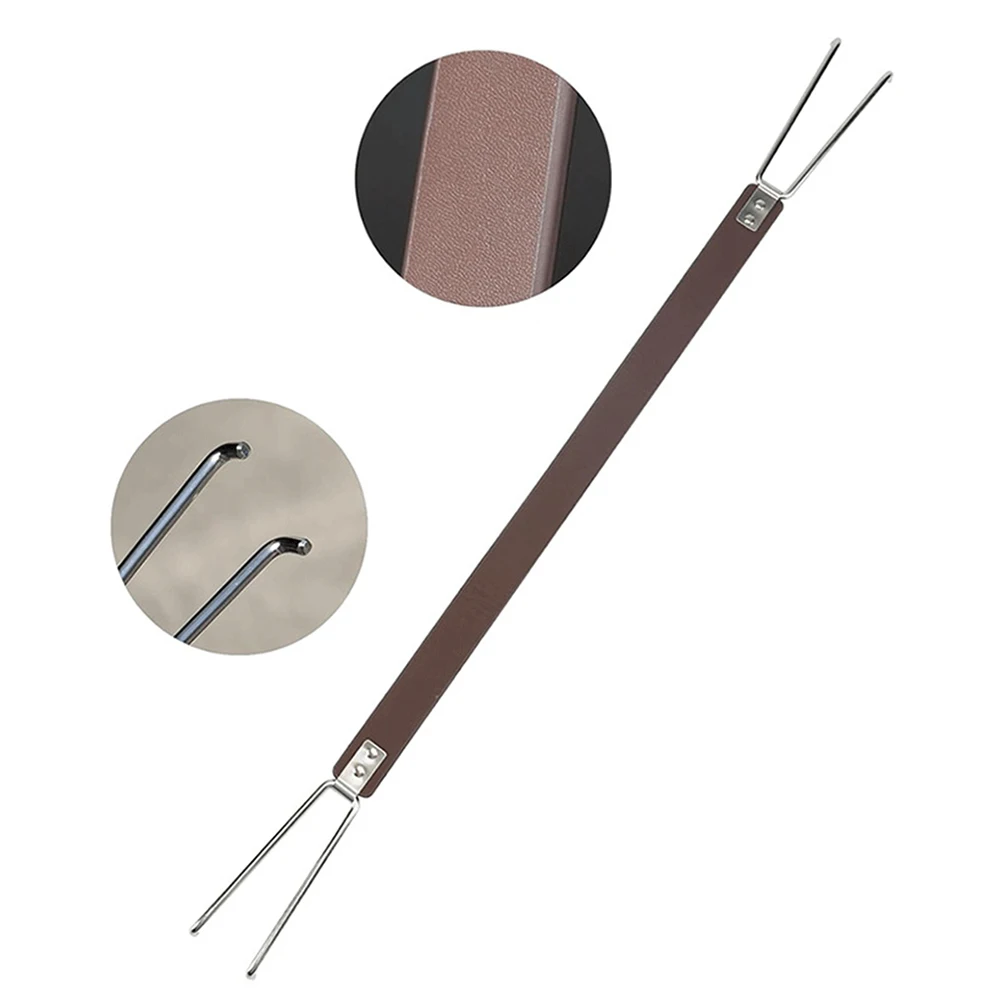 1pc Carry Handle For SoloStove Ranger- Fire-Pit Leather Handle One Hand Operation Fire-Pit Handle Burning Accessories