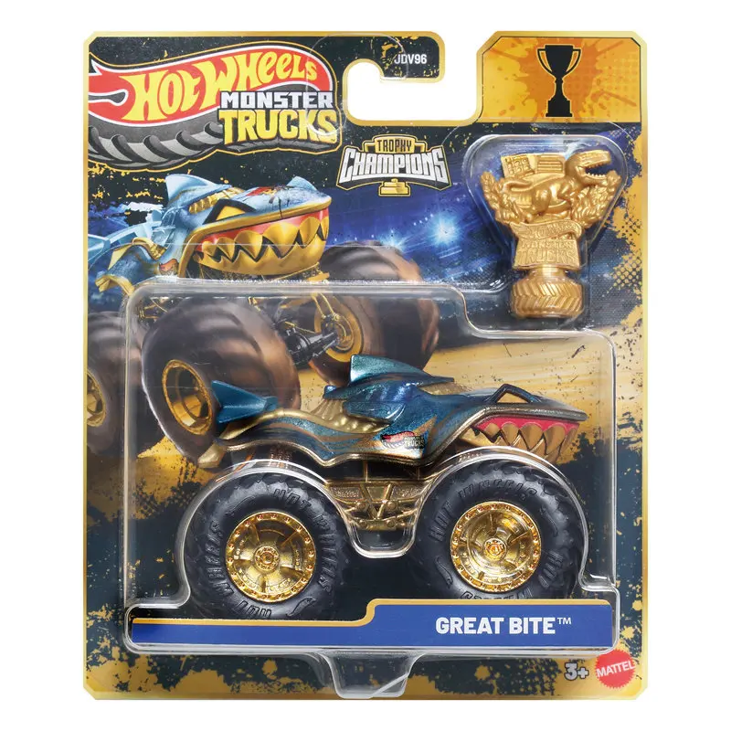 

Коллекционные металлические модели машинок Hot Wheels 2026: Monster Trucks Great Bite