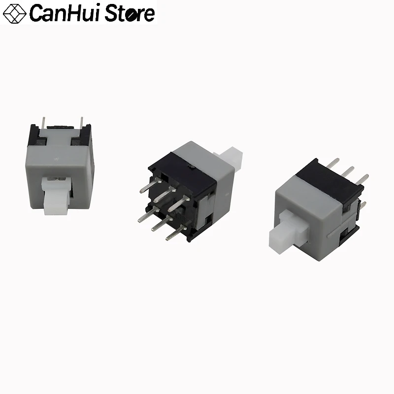 10pcs 5.8*5.8mm 7*7mm 8*8mm 8.5*8.5mm Micro Tact Button Switch 5.8*5.8 / 7*7 /8*8 /8.5*8.5 6Pin Self Locking/Reset Power Switchs