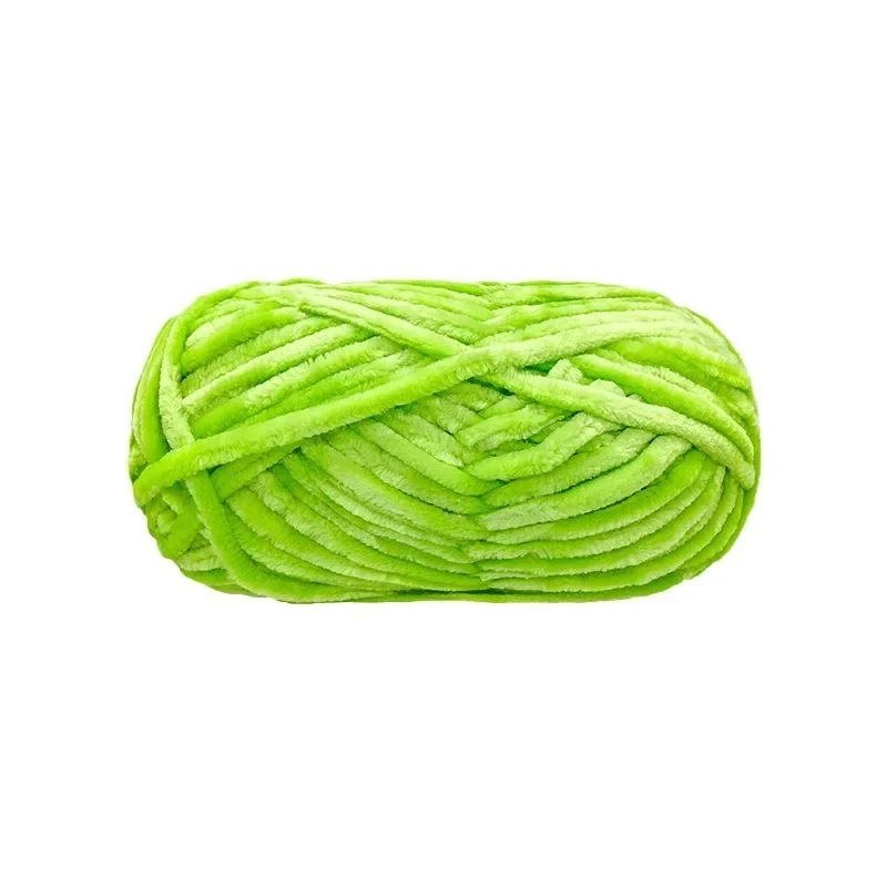 (1PC)Chenille Yarn, Thick Thread, Warm Velvet, Handmade DIY Crochet, Golden Velvet Shoe Hook Thread, Stick Needle, Scarf Thread