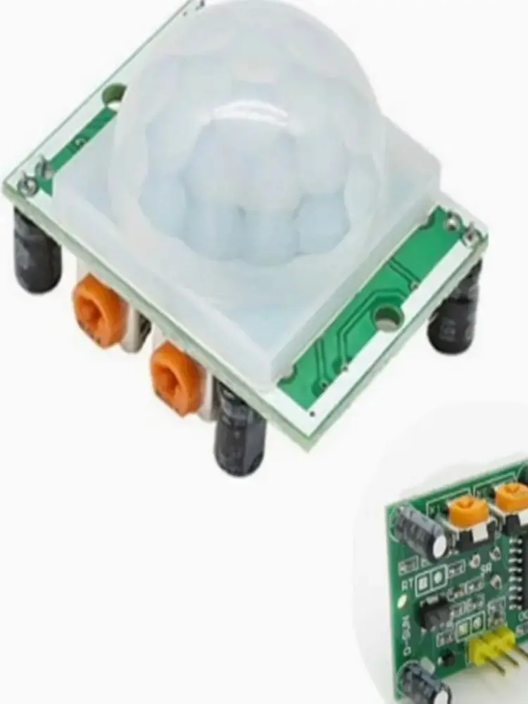 5 قطع hc sr501 hcsr501 التلقائي الاستشعار كهربي حراري بالأشعة الجسم pir ينفاريد الاستشعار التبديل وحدة 100% المنشأ