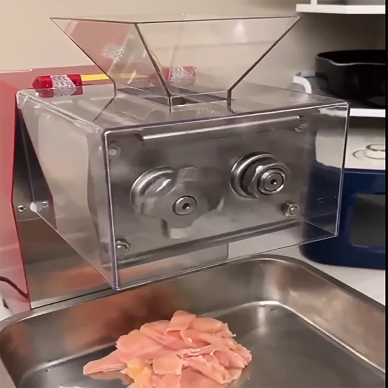 

Высококачественная машина для нарезки свинины и свежей куриной грудки для розничной торговли