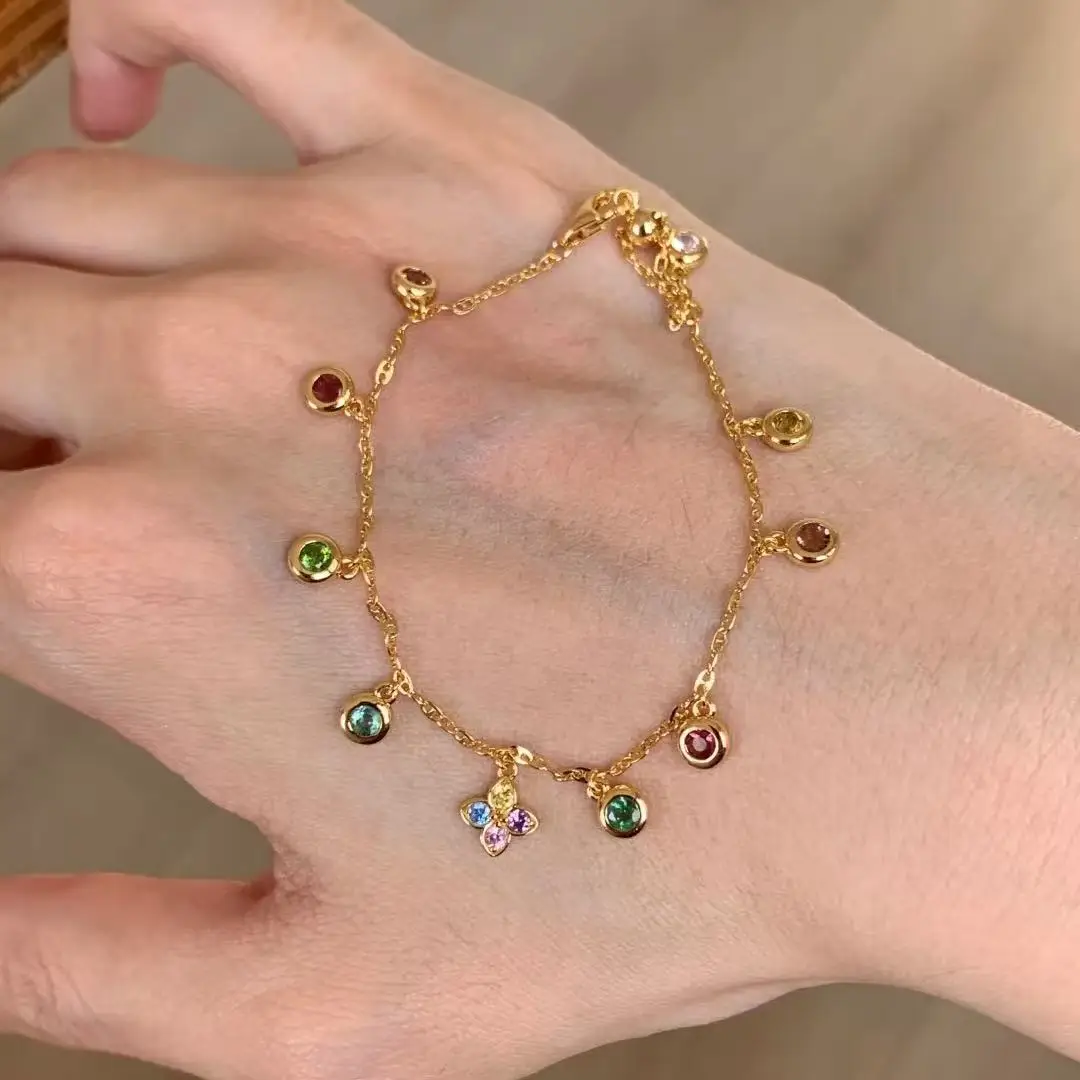 Personalized elegant bracelet light luxury fresh and smart fringe pendant bracelet jewelry fashion senior sense bracelet