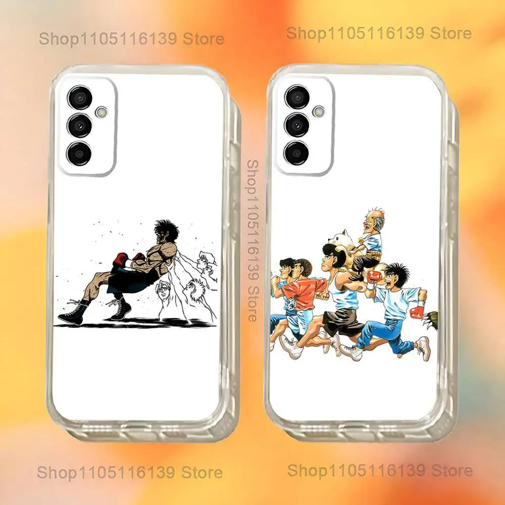 

H-Hajime no I-Ippo Phone Case For Samsung S24,30,21,22,23,20 FE,lite,PIus,Ultra,5G,Note,9,10 Transparent Cover