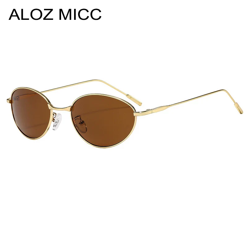 

Retro Fashion Small Oval Metal Frame Sunglasses UV400 Unisex Punk Style Sun Glasses for Men Women Eyewear