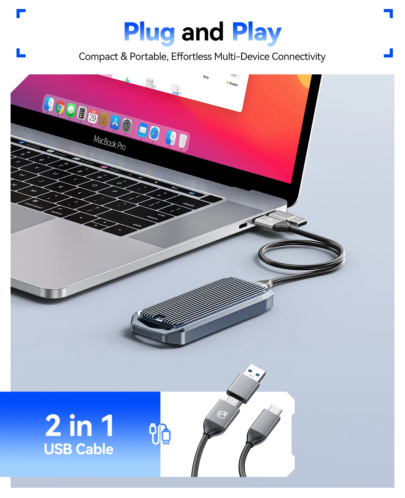 Корпус ORICO M2 SSD Адаптер ко – обзор и цена Thunderbolt 4 External Ssd 4Tb