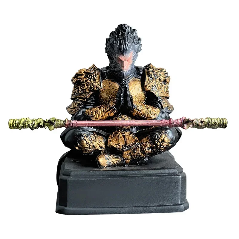 

Черный миф Wukong Monkey King Destiny Man, декоративный орнамент из смолы, игровая периферийная фигурка, модель, статуя «Путешествие на Запад»