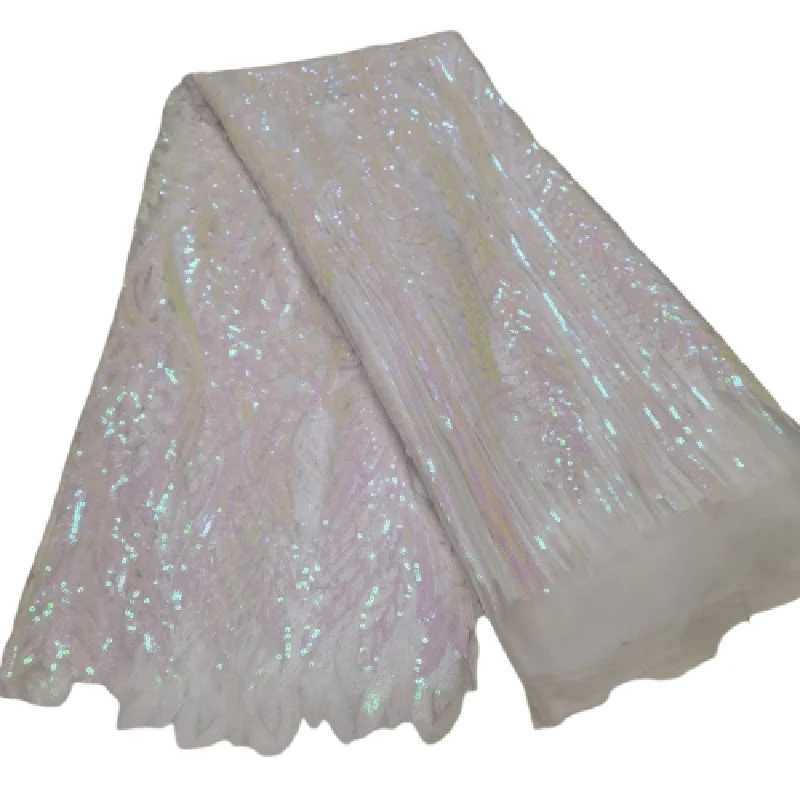 

Fashionable Nigerian Lace Fabric,Latest African Lace Fabric,White French voile Lace Fabric For Wedding Dress White lace