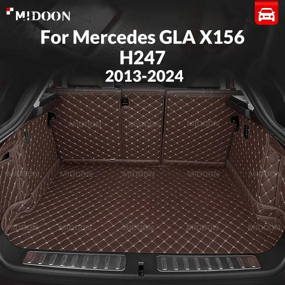 

Автоматический коврик в багажник с полным покрытием для Mercedes Benz GLA Class X156 H247 2013-2025, автомобильный багажник, аксессуары для интерьера