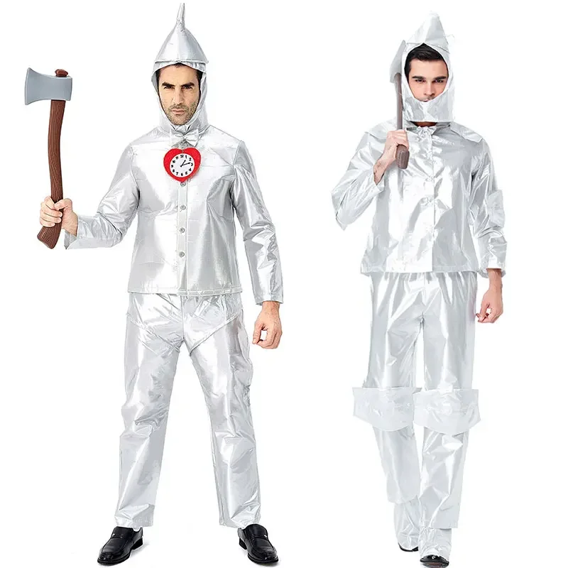 Family technician of oz tin man cosplay costumes for men girls Halloween Purim carnival party Mardi Gras costume