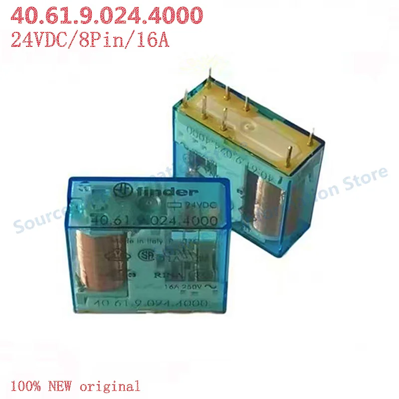 

40.61.9.024.4000 Finder Relay 24VDC 8-Pin 16A