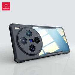VIVO X100 X200 Ulttra X100 Pro X100S 케이스 에어백 충격 방지 쉘, 렌즈 보호, TPU 및 아크릴 후면 투명 커버용 Xundd