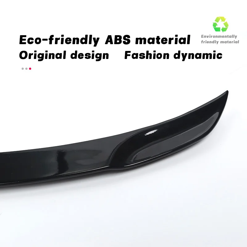 For Tesla Model 3 2024-2026 Highland Performance Spoiler ABS Matte Carbon Rear Trunk Tail Wing Original 2024 Car Exterior Accessories view 5