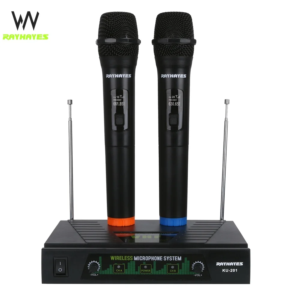 

RAYHAYES KU-201 Wireless Microphone Original Professional Handheld Wireless Mic For Videoke