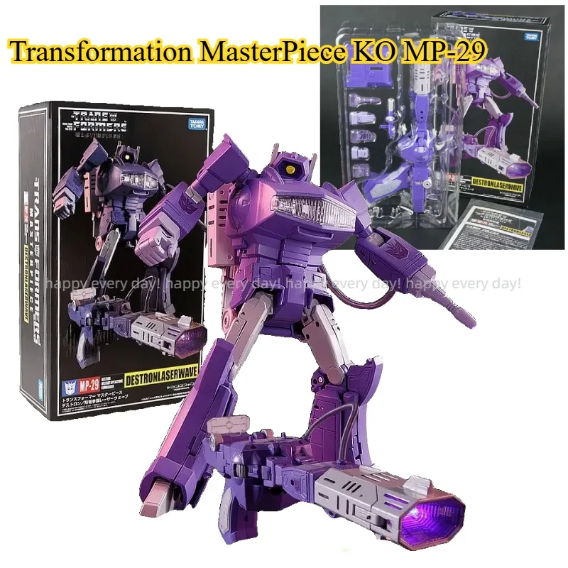 

G1 Transformation MasterPiece KO MP-29 MP29 Shockwave Action Figure Collection Robot Gifts Toys