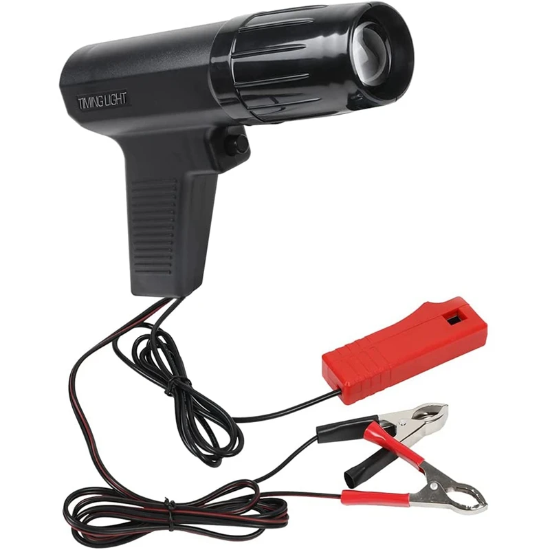 Timing Light 12V Ignition Timing Light Automotive Strong Flash Timing Lights, Overload Protection For Car, Motorcycle