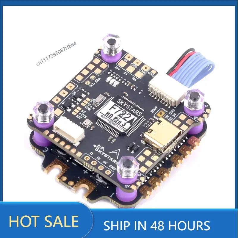Skystars F7 F722HD PRO3 Flight Controller OSD KO45/KO60 45A/60A 128K Blheli_32 3-6S ESC Stack 30.5mm FPV Racing