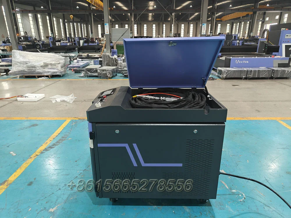 New Design 3kw 2kw 6kw Fiber Laser Cleaning Machines for Car Rims Brakes Dirt on Stone Fast Removing