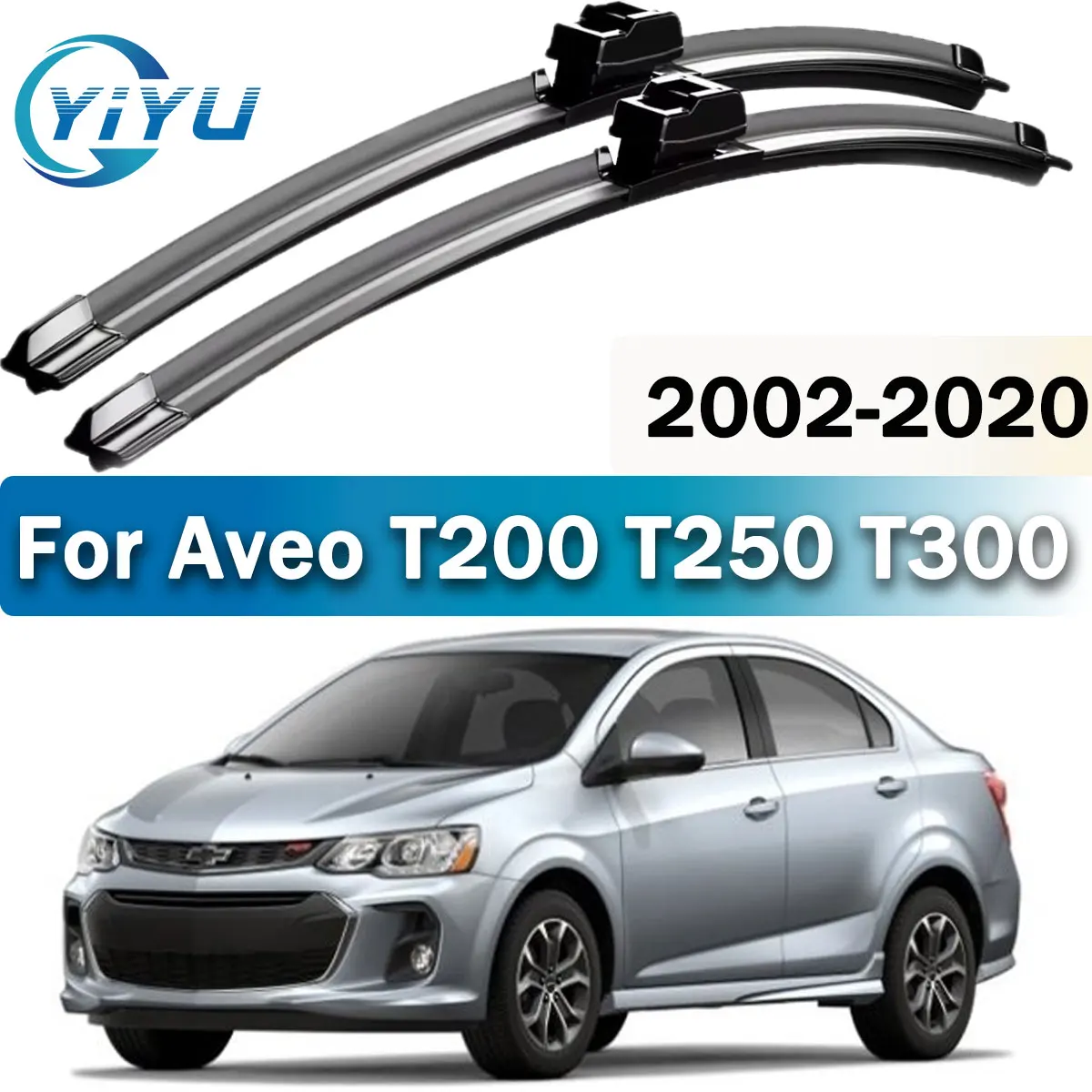 

2PCS Car Front Wiper Blades For Chevrolet Aveo T200 T250 T300 2002-2020 Windscreen Windshield Window Accessories