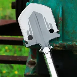 Multifunctional Folding Sappers Shovel Outdoor Small Manganese Steel Shovel Portable Shovel Is Convenient and Practical.