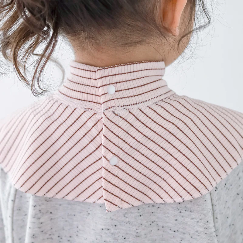 Children Fake Collar Neck Cover Windshield Warm Boys Girls Pullover Base Scarf Outdoor Versatile Neck Protection Accessories