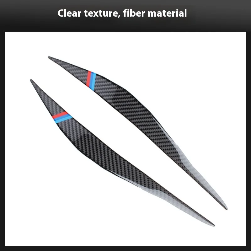 

For 3 Series Carbon Fiber Lamp Eyebrow Modification F30 320li Headlight LampEyebrowDecorationStripExteriorDecorationModification