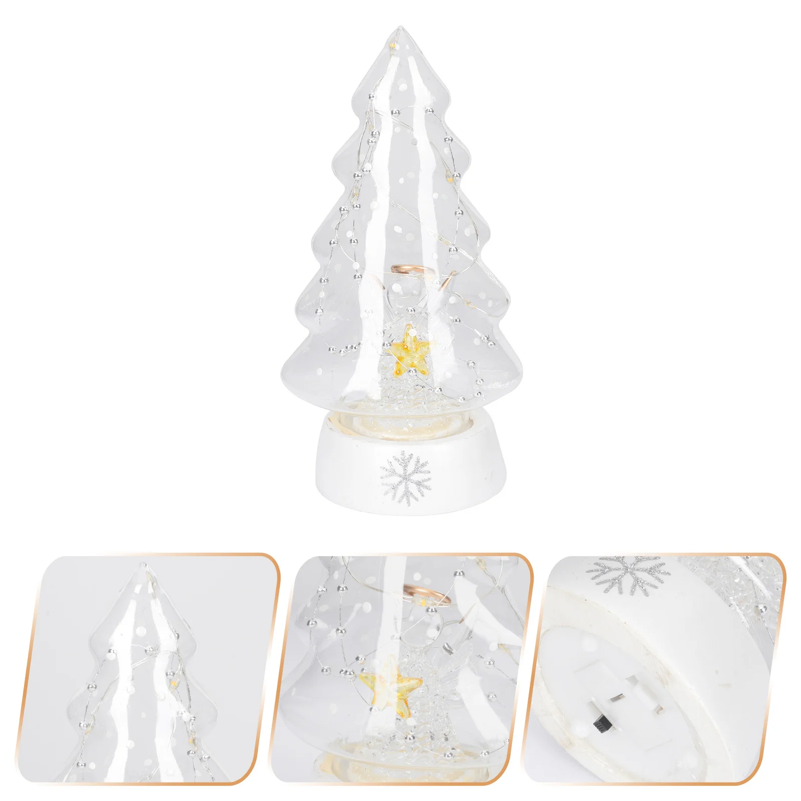 Exquisite Glass Night Mini Desktop Lamp For Bedroom Warm Light Decor Lovely Luminous Decoration Small Night Lamp For Kids Gift