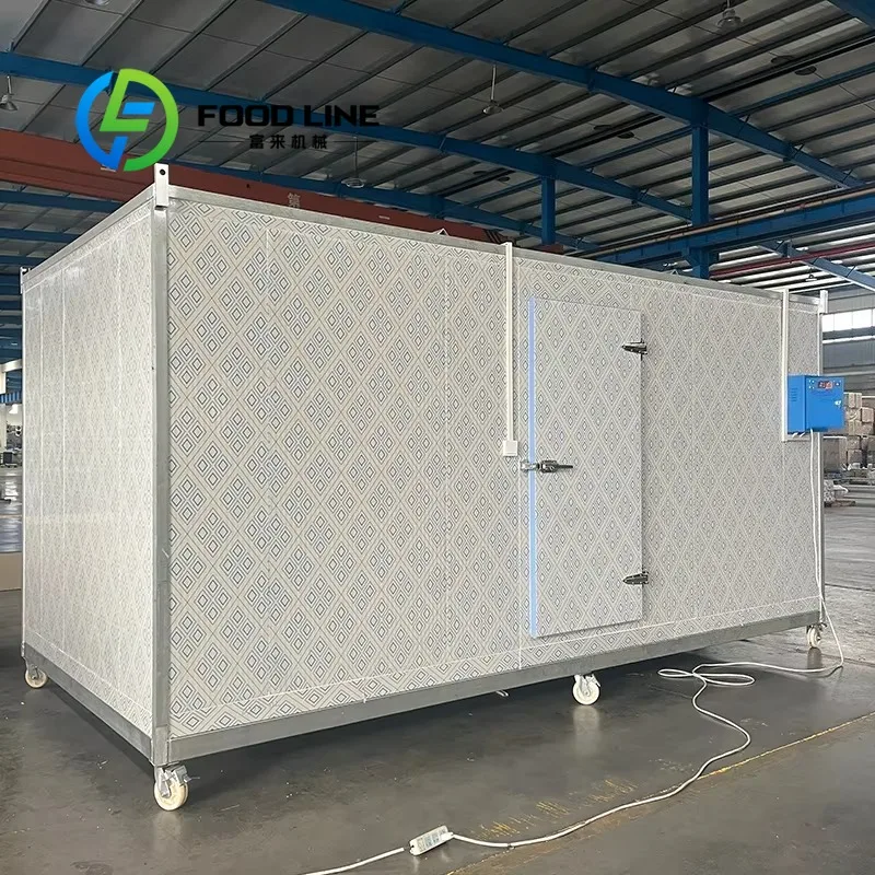 Mobile Walk In Cooler Portable Cold Room For Seafood Fresh Produce Long Term Preservation Commercial Use