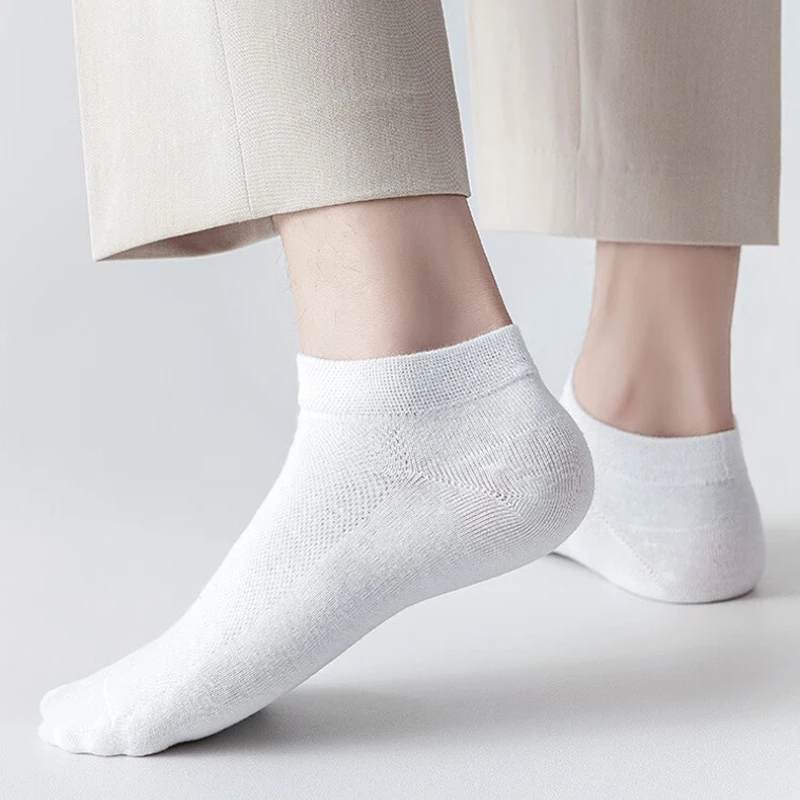 5 ペア 4.5 センチメートル使い捨て圧縮靴下ユニセックスポータブル旅行靴下吸汗性通気性洗濯不要の使い捨て靴下 36-43