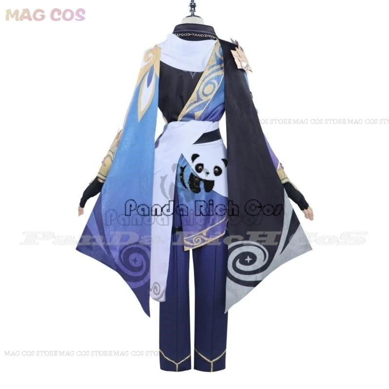 Game Honkai Star Rail Dr. Ratio Cosplay Doctor Veritas Ratio Wig Men Cosplay Costume Party Costume Shoes RolePlay Animation Prop