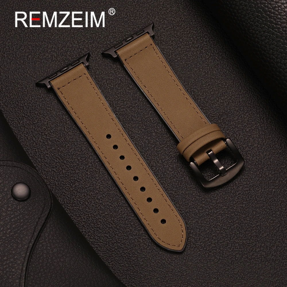Weiches Silikonarmband für Apple Watch Band 38/40/41/42/44/45/46/49 mm Vintage-Uhrenarmband für IWatch Ultra SE 1–10