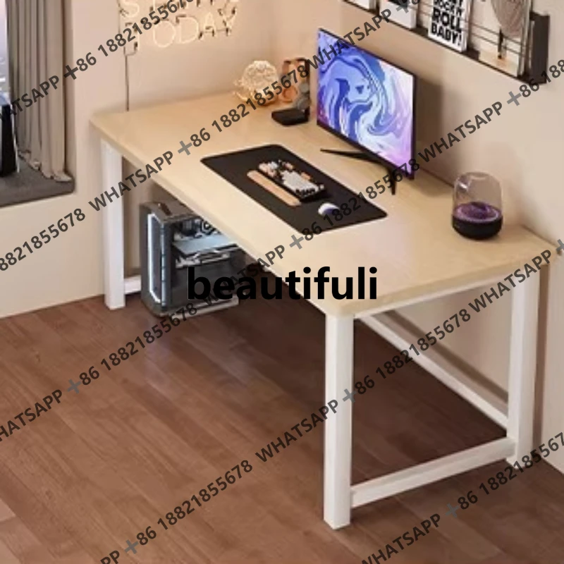 Space Saving Minimalist Office Desk Home Study Wooden Standing Office Desk Computer Modern Mesa Ordenador Commercial Furniture