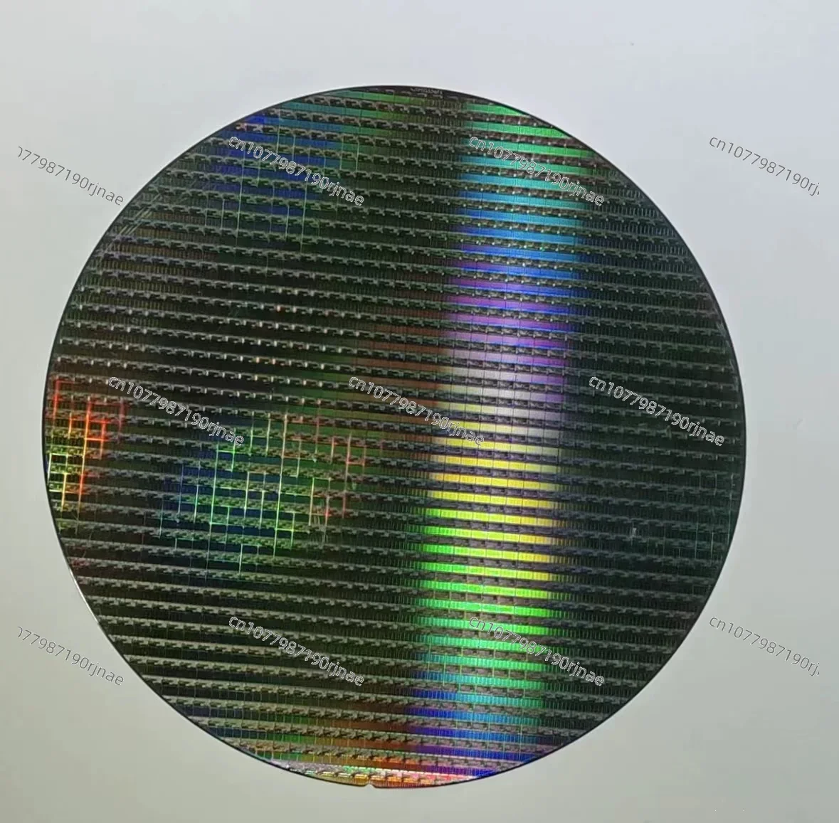 12 Inch CPU Wafer Silicon Science Technology Pendulum Piece Birthday Gift Photoetching Circuit Chip Semiconductor Silicon Wafer