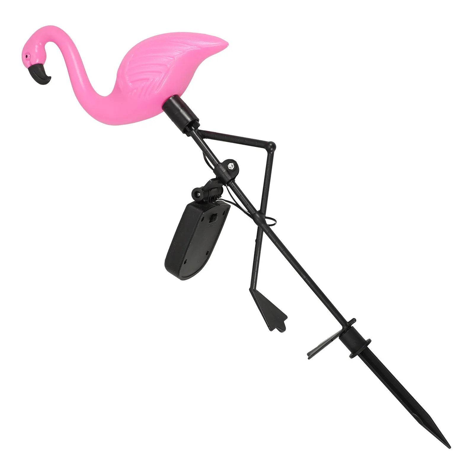 

2000Mah Solar Powered Flamingo Shaped Led Lamp Waterproof Outdoor Decorative Stake Light For Garden Landscape Yard Balcony